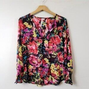 Nordstrom Bellatrix | Colorful Floral Blouse Size XS
